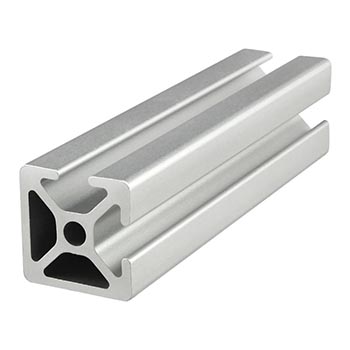 25mm X 25mm T-Slotted Profile - Two Adjacent Open T-Slots (25-2502)