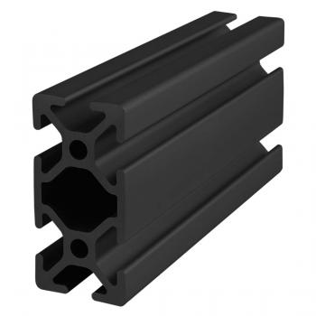 25mm X 50mm T-Slotted Profile - Six Open T-Slots (25-2550-Black-FB)