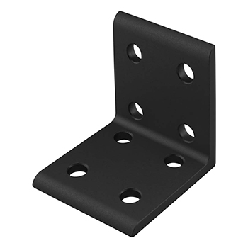 25 Series 8 Hole - Inside Corner Bracket (25-4114-Black)