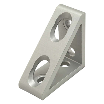 25 Series 4 Hole - Tall Gusseted Inside Corner Bracket (25-4136)