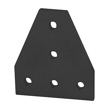 25 Series 5 Hole - Tee Flat Plate (25-4140-Black)