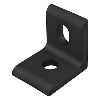 25 Series 2 Hole - Slotted Inside Corner Bracket (25-4265-Black)