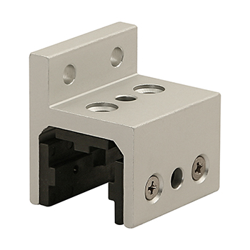 25 Series 3 Slot Mount - Single Flange Short Standard Linear Bearing with Brake Holes (25-6415)