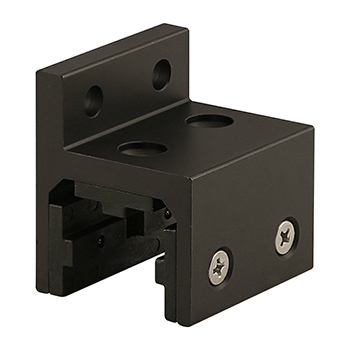 25 Series 3 Slot Mount - Single Flange Short Standard Linear Bearing (25-6715-Black)