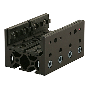 25 Series Long - Single Mount Unibearing Assembly (25-6733-Black)