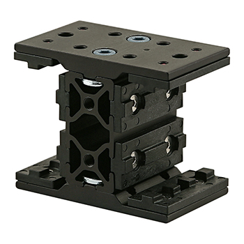 25 Series Short - Double Mount Unibearing Assembly (25-6735-Black)