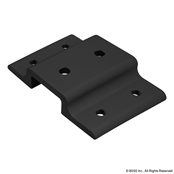 15 Series & Ready Tube Double Arm Wide Panel Retainer (2516-Black)