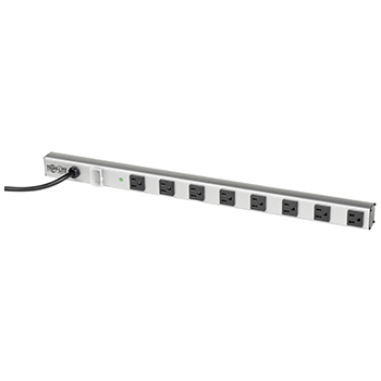 10, 15, 25 Series 15A Power Strip, 8 Outlets, 6 ft. cord, 24