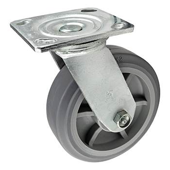 Heavy-Duty Flange Mount Swivel Caster: 6.00