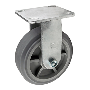 Heavy-Duty Flange Mount Rigid Caster: 6.00