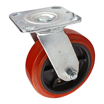 Heavy-Duty Flange Mount Swivel Caster: 6.00