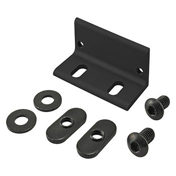 10 & 15 Series Magnetic Door Catch Bracket (2745-Black)