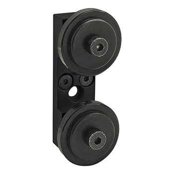 10 Series Dual Roller Wheel Bracket Assembly (2751-Black)