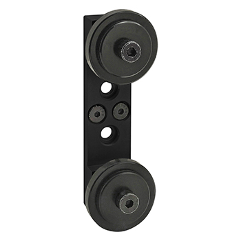 10 Series Dual Roller Wheel Bracket Assembly (2753-Black)