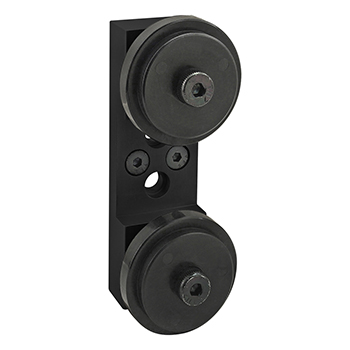 15 Series Dual Roller Wheel Bracket Assembly (2756-Black)