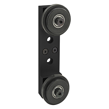 15 Series Dual Roller Wheel Bracket Assembly (2758-Black)