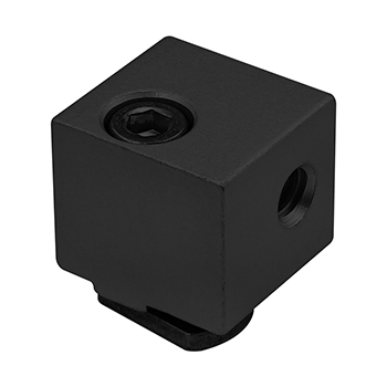 10 Series Aluminum Panel Mount Block (2910-Black)