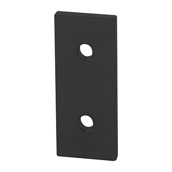 30 Series 2 Hole - Straight Flat Plate (30-4307-Black)