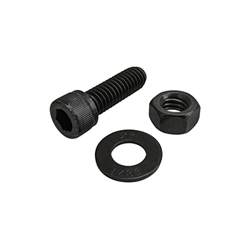 Bolt Assembly: 5/16-18 x 1.000" Black SHCS with Washer and Hex Nut - Black Zinc (3473)