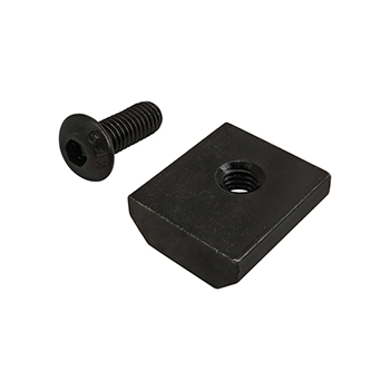 Bolt Assembly: 10-32 x 0.500" Black BHSCS and Standard Slide-In T-Nut - Black Zinc (3487)