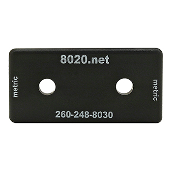 40 Series End Cap with Push-In Fastener (40-2045)