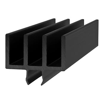 40 Series Upper Door Slide Track (40-2210-Black)