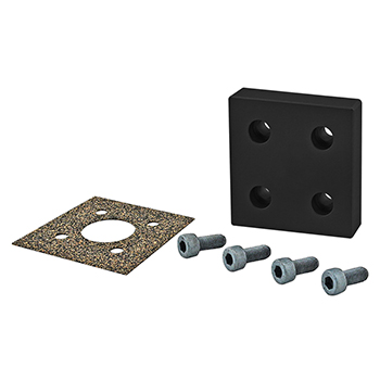 40 Series 4-Hole Pressure Manifold Stopper Plate (40-2350-Black)