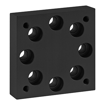 40 Series Leveling Caster Base Plate (40-2407-Black)