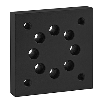 40 Series Leveling Caster Base Plate (40-2409-Black)