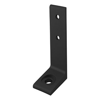 40 Series 40mm Economy Floor Mount Base Plate (40-2415-Black)