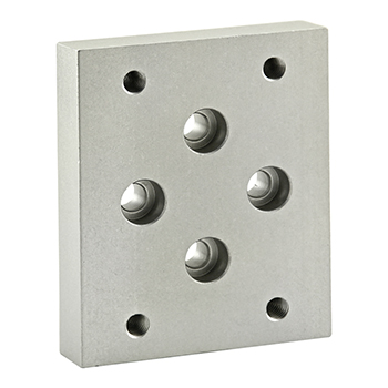 40 Series Flange Mount Caster Base Plate (40-2426)