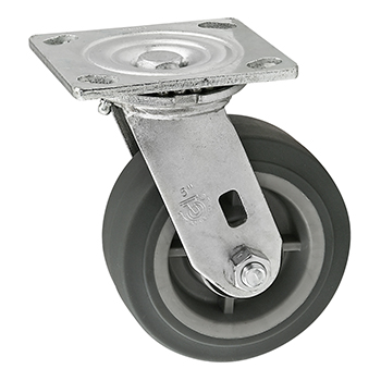 Heavy-Duty Flange Mount Swivel Caster: 127.00mm (40-2700)