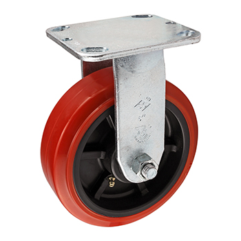 Heavy-Duty Flange Mount Rigid Caster: 152.40mm (40-2713)