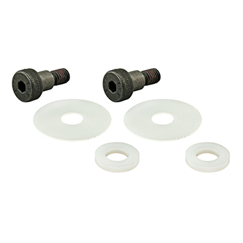 Bolt Assembly: (2) M8 x 10mm Shoulder Bolt with (2) Small Thrust Washer and (2) Large Thrust Washer (40-3500)