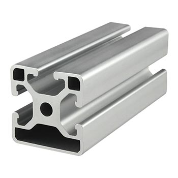 40mm X 40mm T-Slotted Profile - Three Adjacent Open T-Slots (40-4003)