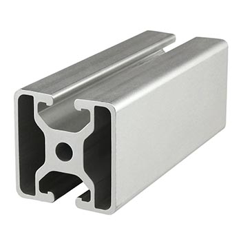 40mm X 40mm T-Slotted Profile - Two Opposite Open T-Slots (40-4004)