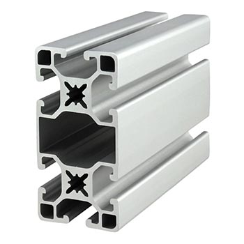 40mm X 80mm Ultra-Lite T-Slotted Profile - Six Open T-Slots (40-4080-UL)