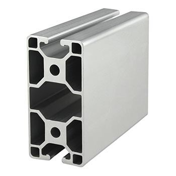 40mm X 80mm Lite T-Slotted Profile - Two Opposite Open T-Slots (40-4085-Lite)