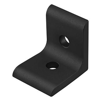 40 Series 2 Hole - Inside Corner Bracket (40-4302-Black)