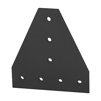 40 Series 7 Hole - Tee Flat Plate (40-4312-Black)