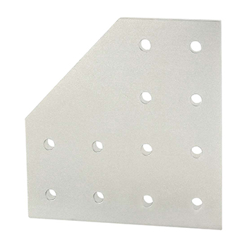 40 Series 12 Hole - 90 Degree Angled Flat Plate (40-4328)