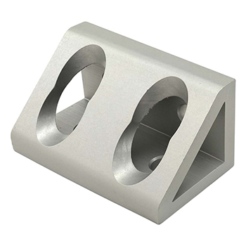 40 Series 4 Hole - Wide Gusseted Inside Corner Bracket (40-4334)