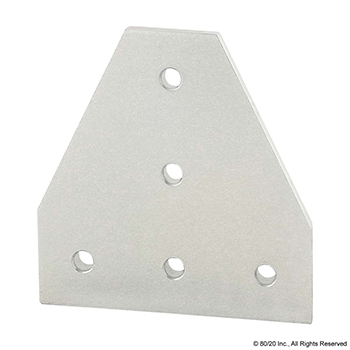 40 Series 5 Hole - Tee Flat Plate (40-4340)