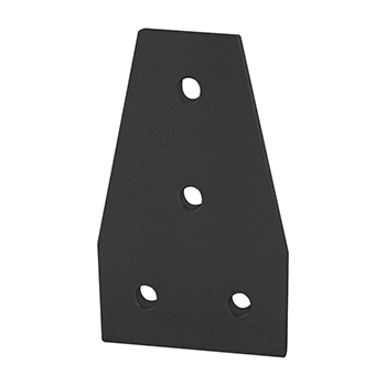 40 Series 4 Hole - Tee Flat Plate (40-4341-Black)