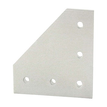 40 Series 5 Hole - 90 Degree Angled Flat Plate (40-4351)