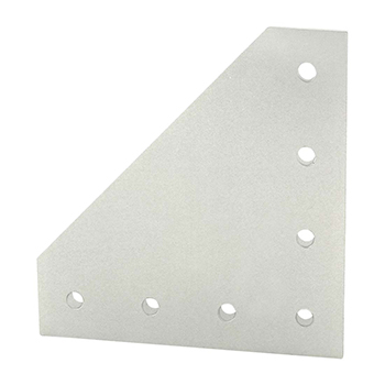 40 Series 7 Hole - 90 Degree Angled Squared Flat Plate (40-4352)