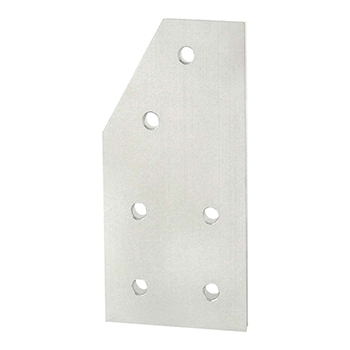 40 Series 6 Hole - 60 Degree Angled Flat Plate (40-4362)