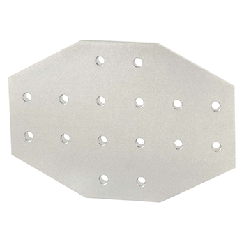 40 Series 16 Hole - Cross Flat Plate (40-4370)