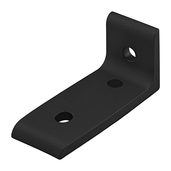 40 Series 3 Hole - Inside Corner Bracket (40-4376-Black)