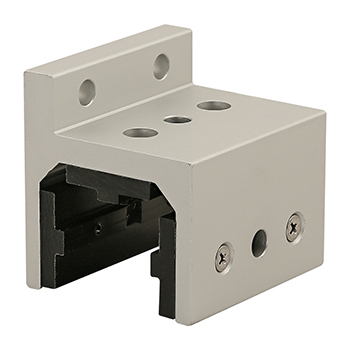 40 Series 3 Slot Mount - Single Flange Short Standard Linear Bearing with Brake Holes (40-6515)